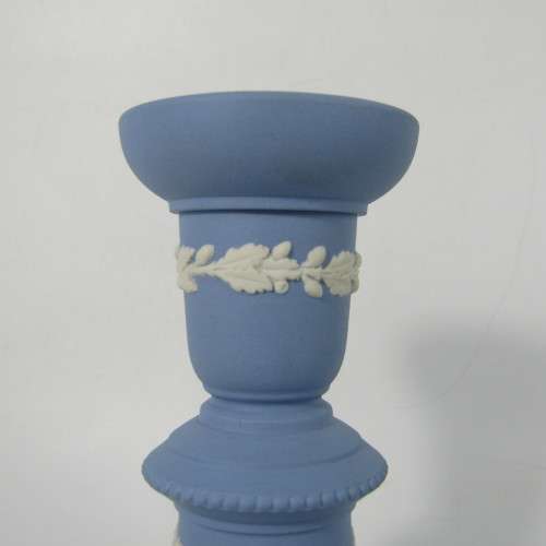Vintage Wedgwood Jasperware candlestick