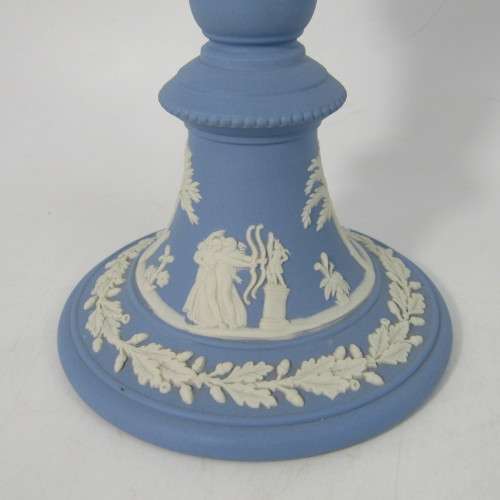 Vintage Wedgwood Jasperware candlestick