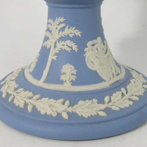 Vintage Wedgwood Jasperware candlestick