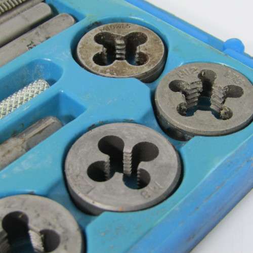 Vintage Raco 21 pieces tap and die set - some pieces missing