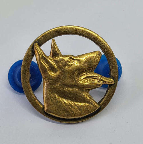 Old Police dog handler breast badge