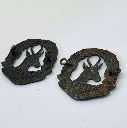 Pair of SA Army First Reserve Brigade badges