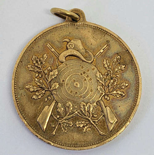 1892 Neuchantel swiss shooting medallion