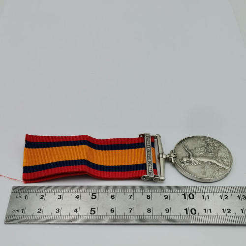 Scarce Boer War Defence of Kimberley QSA medal issued to private A. Paulie, Kimberley Town Guard