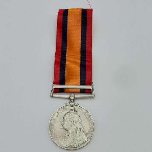 Scarce Boer War Defence of Kimberley QSA medal issued to private A. Paulie, Kimberley Town Guard