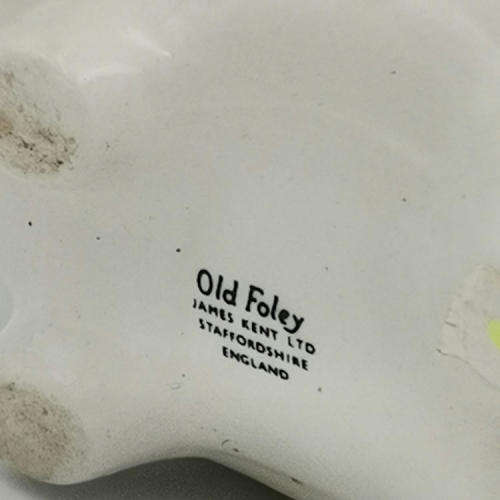 Vintage Old Foley porcelain piggy bank money box