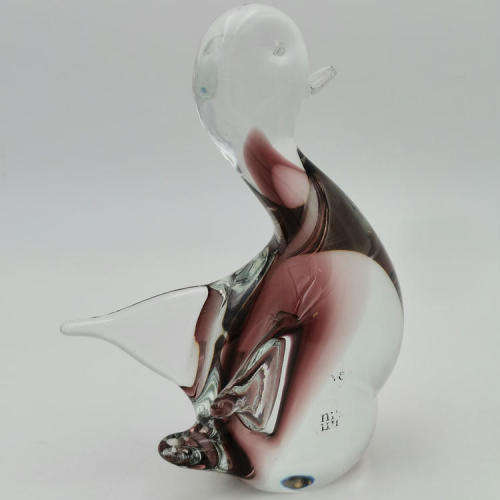 Vintage Murano glass duck