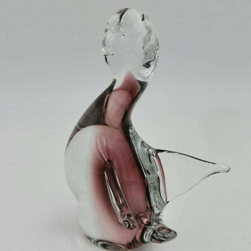 Vintage Murano glass duck