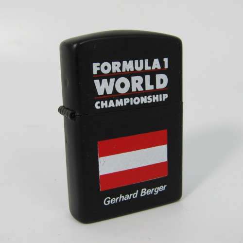 Formula 1 World Championship Gerhard Berger Z-16 windproof lighter