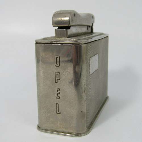 Vintage Fbelo Monopol table lighter - not working with Opel advertising