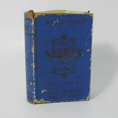 Vintage Waddingtons Lexicon card game