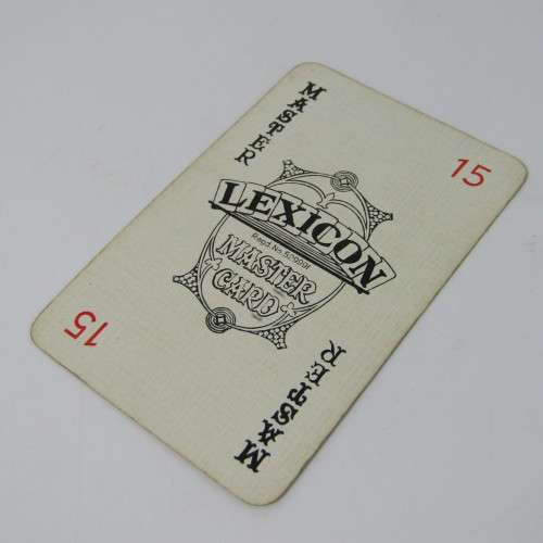 Vintage Waddingtons Lexicon card game