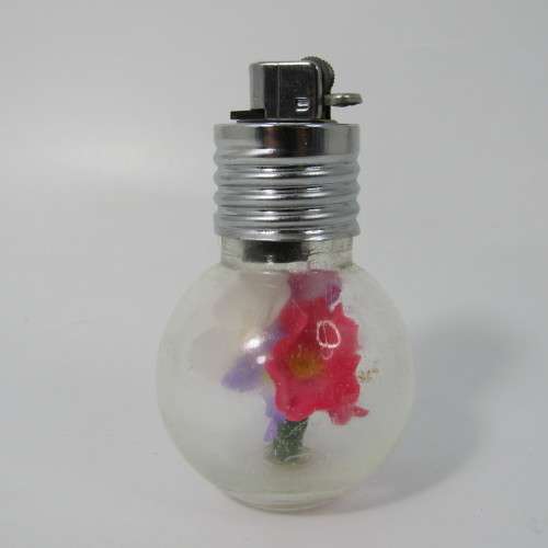 Vintage light bulb shaped table lighter in box - not working