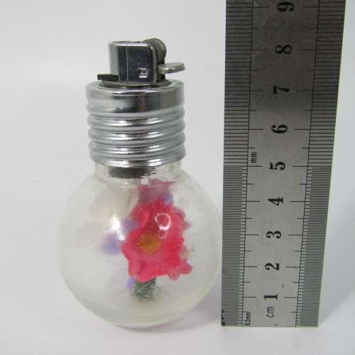 Vintage light bulb shaped table lighter in box - not working