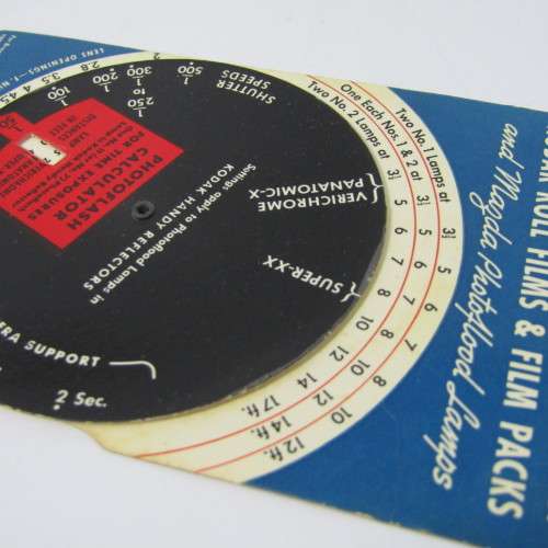 Kodak indoor exposure guide No. 1211