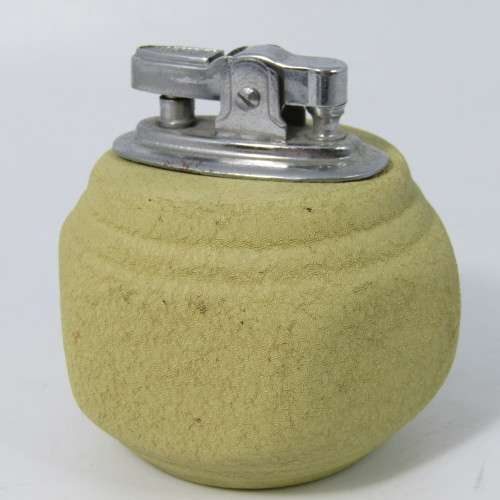 Vintage table lighter with ceramic base - not working