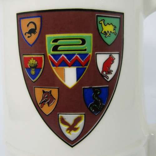 SADF 2 SA Infantry porcelain beer mug