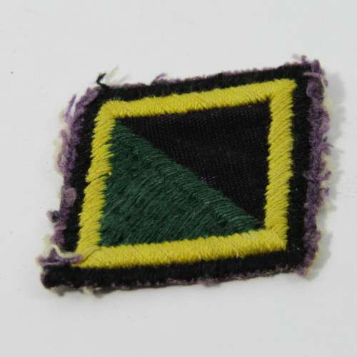 SA Infantry HQ Company cloth badge