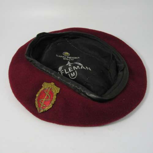 SADF Medical Corps beret with badge - 52cm