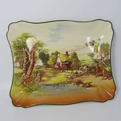 Vintage Royal Doulton England cookie platter
