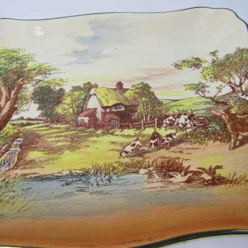 Vintage Royal Doulton England cookie platter