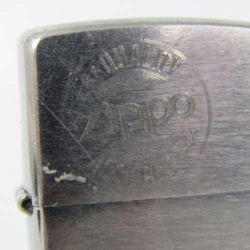 Stainless steel Zippo lighter in box