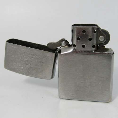 Stainless steel Zippo lighter in box