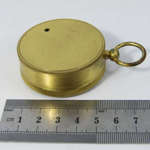 Antique J.H. Steward 10000 feet pocket altimeter in case