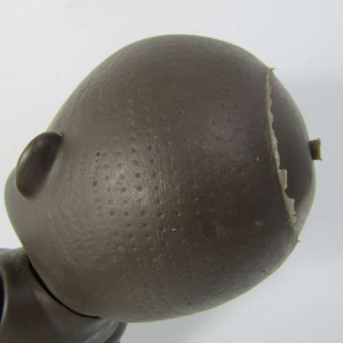 Pair of vintage African rubber dolls