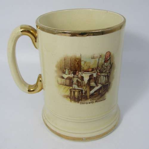 Vintage Arthurwood mug - David dines with Miscawber / Oliver asks for more