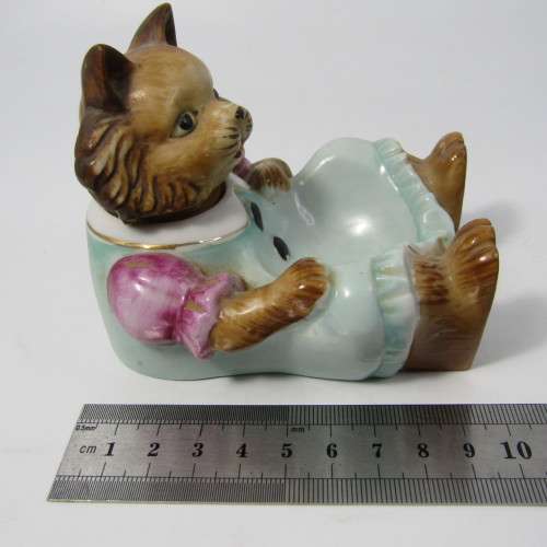 Vintage Lamode bobble head cat ashtray