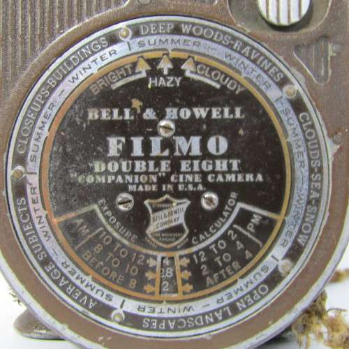 Vintage Bell & Howell Filmo Double Eight Campanion 8mm movie recorder