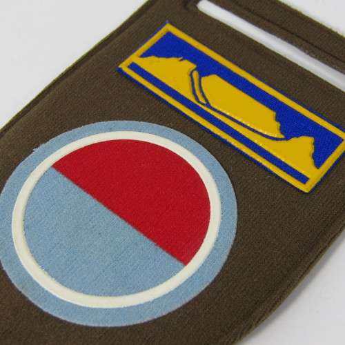 SADF Anti Aircraft Charlie Company tupperware flash with Western Province Command bar