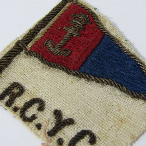 Vintage Royal Cape Yacht Club cloth badge