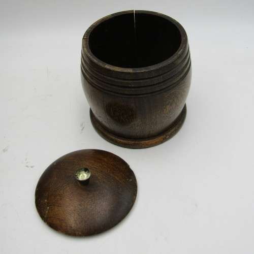 Antique Oak Pipe smokers cabinet with humidor