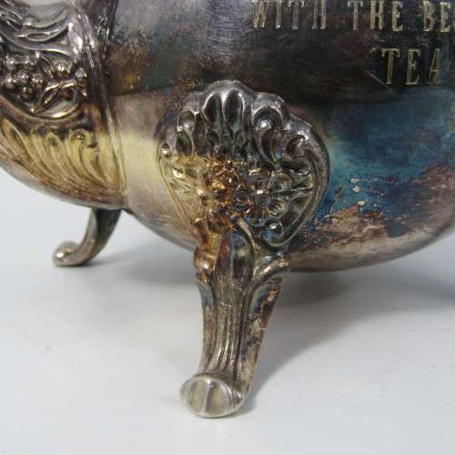 Vintage silver plated tea pot
