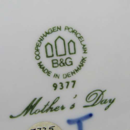 Bing & Grondahl 1977 Mothers Day Squirrel plate in box
