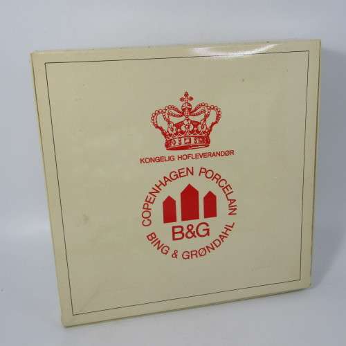 Bing & Grondahl 1965 Christmas plate in box