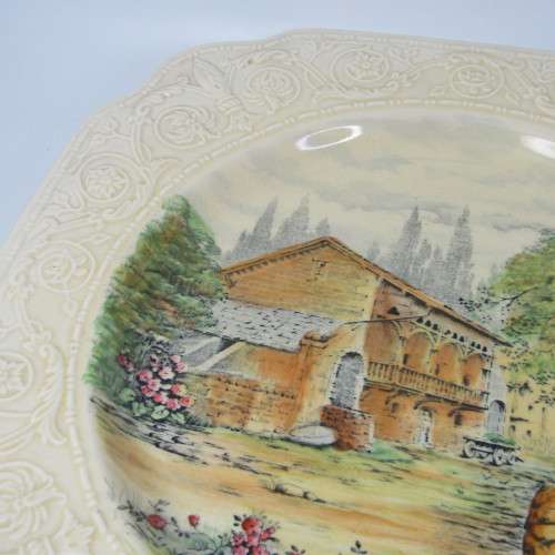Vintage Devon Ware Fielding`s Saxon Mill scene platter