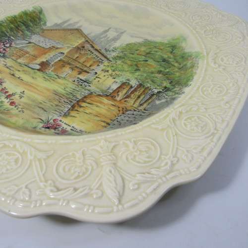 Vintage Devon Ware Fielding`s Saxon Mill scene platter
