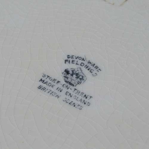 Vintage Devon Ware Fielding`s Saxon Mill scene platter