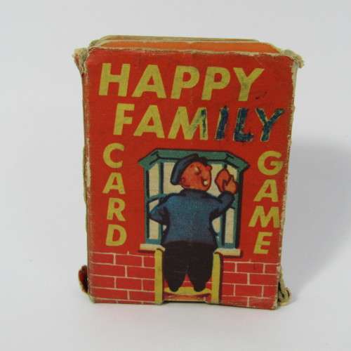 Vintage Happy Family card game