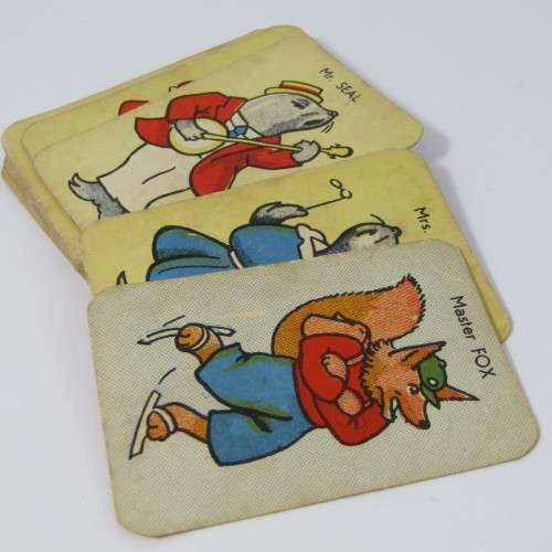 Vintage Happy Family card game