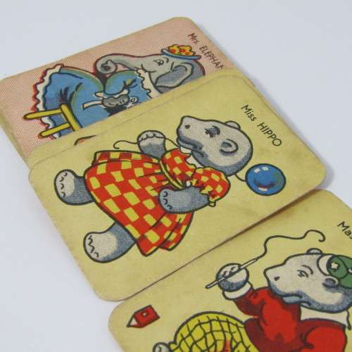 Vintage Happy Family card game