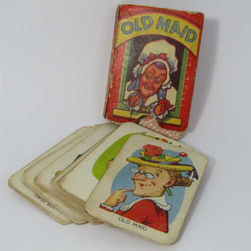 Vintage Happy Family Old Maid card game