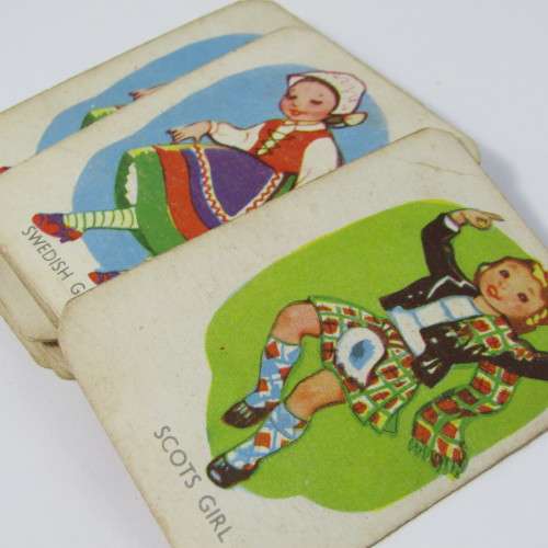 Vintage Happy Family Old Maid card game