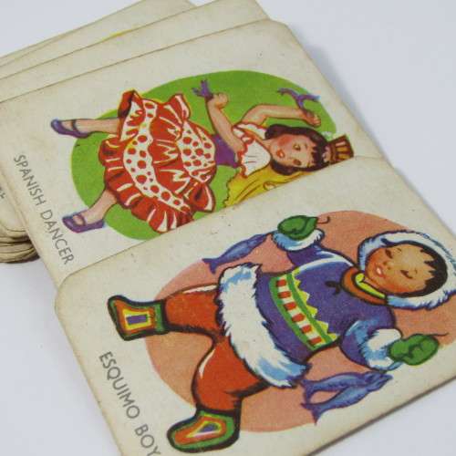 Vintage Happy Family Old Maid card game