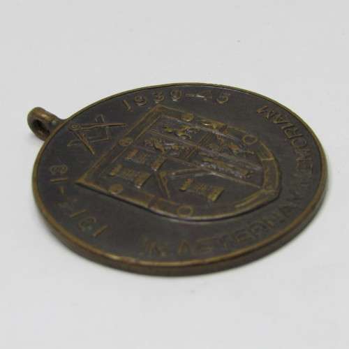 Masonic WW1 & WW2 memorial medallion