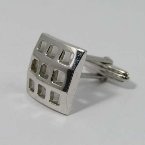 Pair of Sterling Silver Dunhill cufflinks