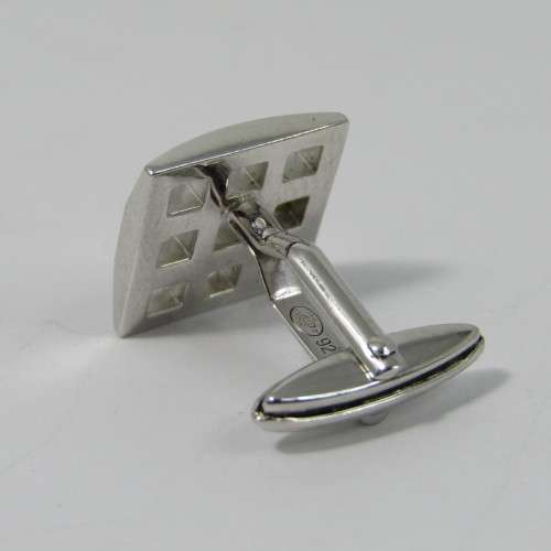 Pair of Sterling Silver Dunhill cufflinks